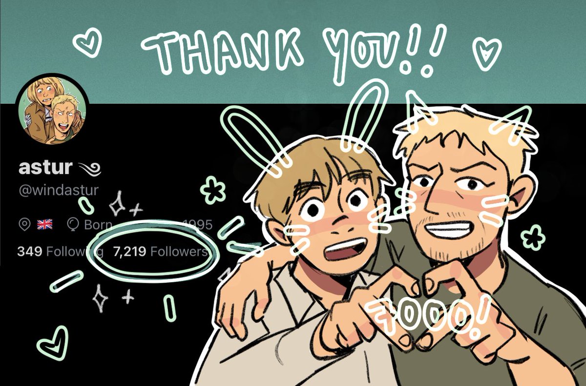 thank you everyone for 7000 followers ✨⭐️💙 