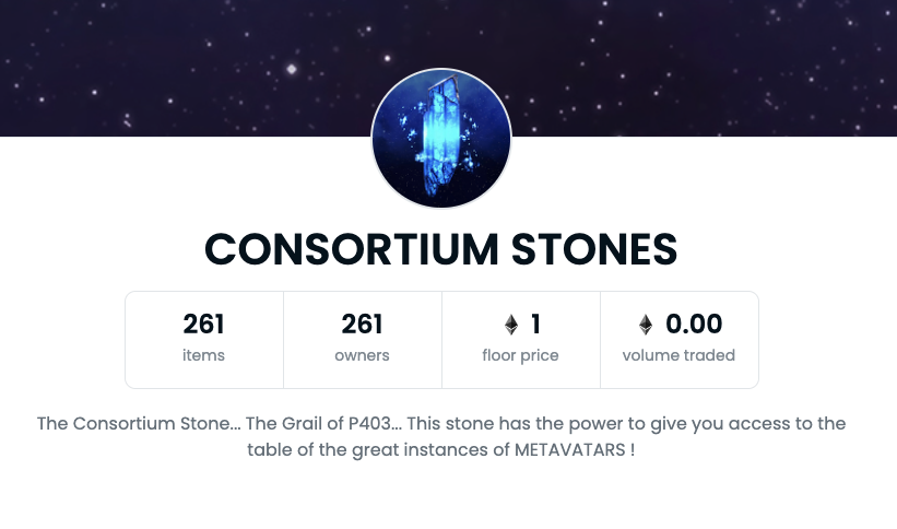 joinmetavatars's tweet image. Get your Consortium NFT artifact right now using this unique link down here 

👉🏼 mint.metavatars.com/consortium

Already 260+ Holders have put their hands on it by getting verified in our Inner Circle. 

Claim yours too before it's too late #Metavatars.

Welcome to the High Order ♥️