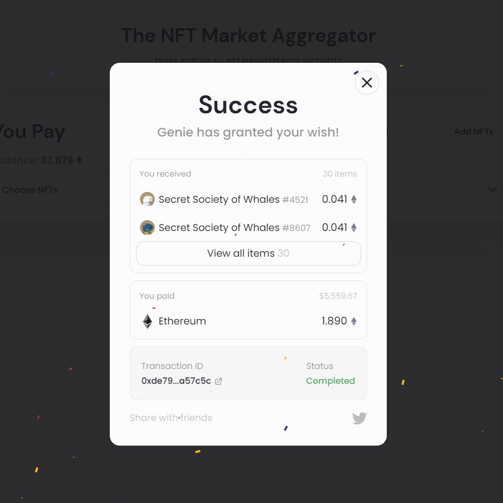 Ooops, Look at what I just did <a href="/SSofWhales/">Secret Society of Whales 🐋</a> 

We're gonna sweep'em we're gonna sweep them all

WHO'S NEXT?? 

#NFTalphas #alphaclub #NFTshill