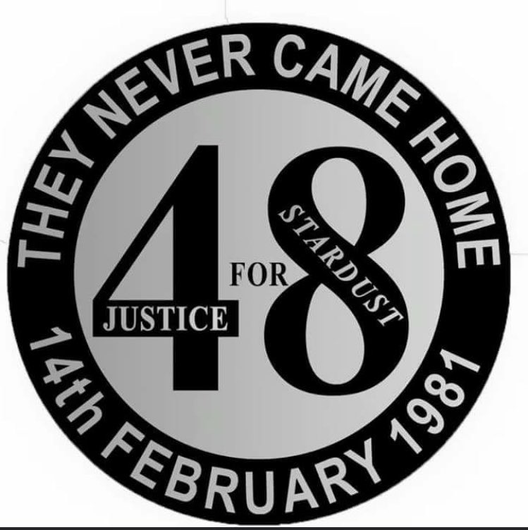 Thoughts are with the families and survivors on this the 41st anniversary of the Stardust disaster..Families need answers..JFT48.