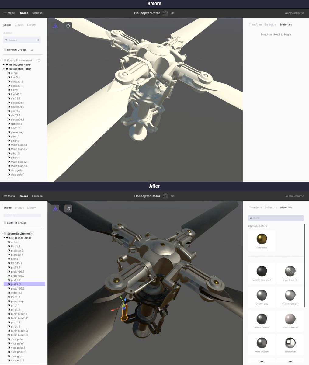 ArveOverland's tweet photo. Complex .stp file to 3D real-time in 7 seconds. Apply material pre-sets 2 minutes. Enter VR - one-click. #VR #VRtech #SaaS #cloudberrie https://t.co/oHhsHhRUxO