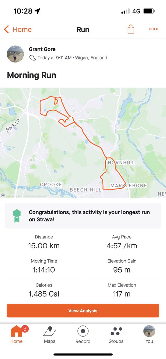 grantgore21's tweet photo. Half marathon training, 5 weeks to go. Please donate if you can to raise money for @SportRebooted 
https://t.co/nxCH9S88QK https://t.co/xuS1NBj3rL