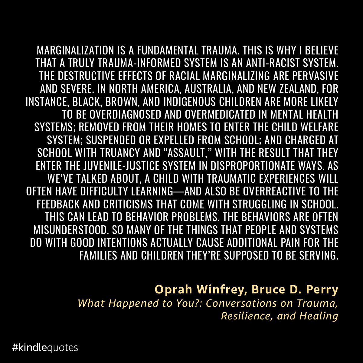 "I look forward to the day when ALL Black children will be recognized for their  brilliance, creative minds&amp; humanity from white Ts.I pray that  Black &amp; racialized teachers who are white adjacent, see the humanity of children who have been strategically marginalized." @21stCheryl