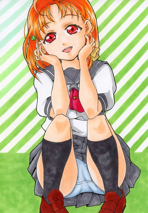 過去絵 千歌ちゃんパンツ
#コピック 