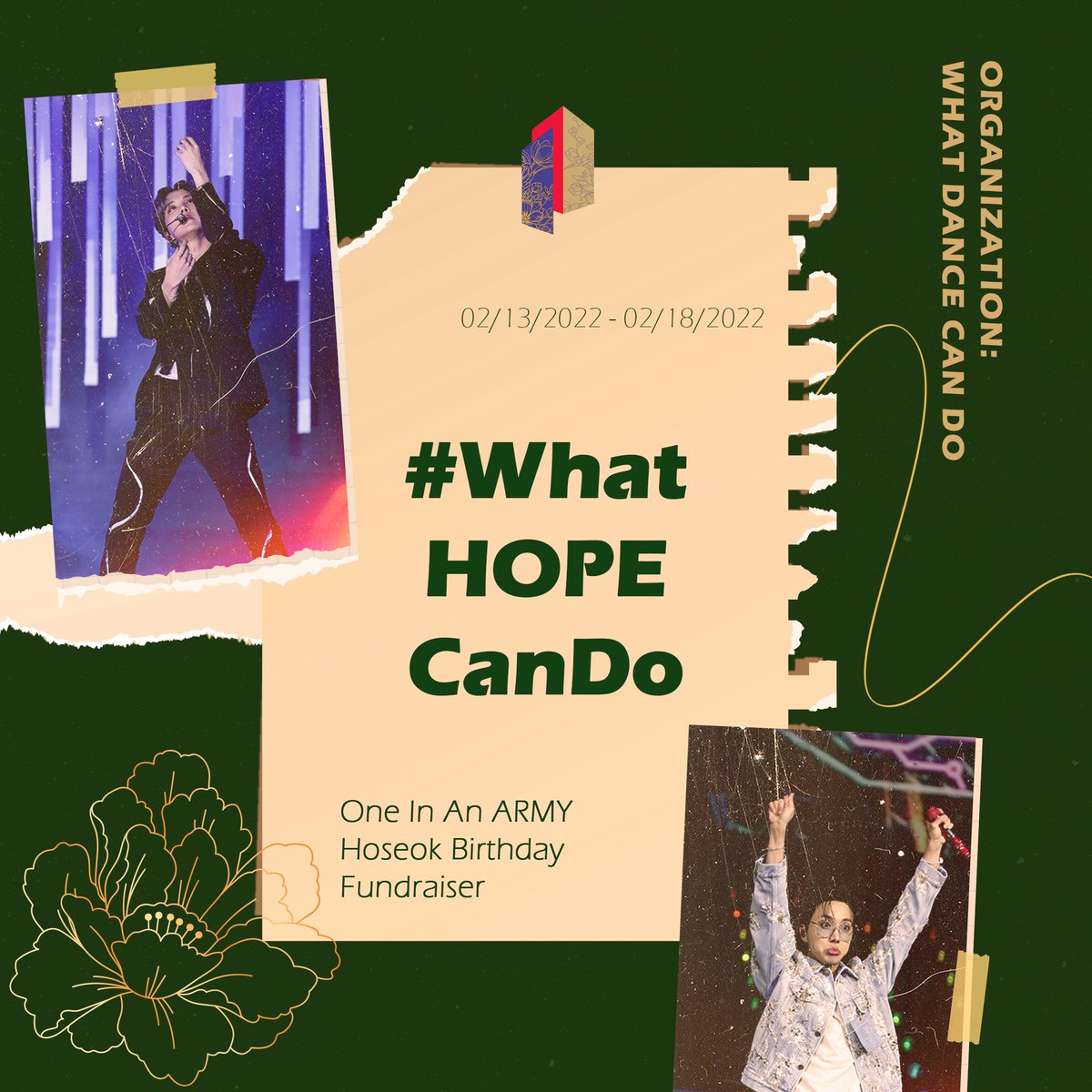 OneInAnARMY's tweet photo. Celebrating Hobi's bday with #WhatHopeCanDo, a 5-day campaign to support What Dance Can Do (WDCD), a non-profit org in Cape Town that uses dance to make a life-changing impact in the lives of kids and young adults.
Donate: https://t.co/1kcKzUjbOC https://t.co/e3A1JVwXa7