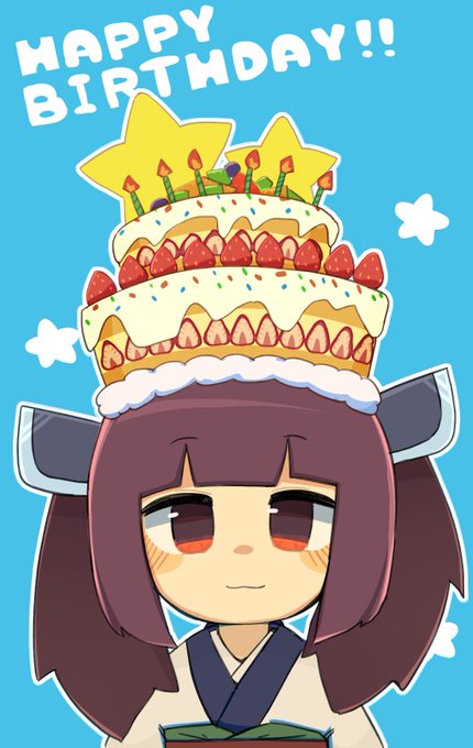 「バースデーケーキ 赤目」のTwitter画像/イラスト(人気順)