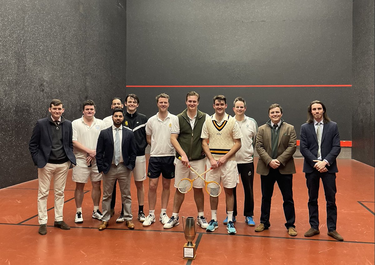 WCRacketsClub's tweet photo. Saturday saw a brilliant day of OW Rackets, players from every generation and a brilliant final, with Adam D &amp; Lewis S winning 17/16 in the final game over Noel B &amp; Nick H https://t.co/KviyaMpgr8