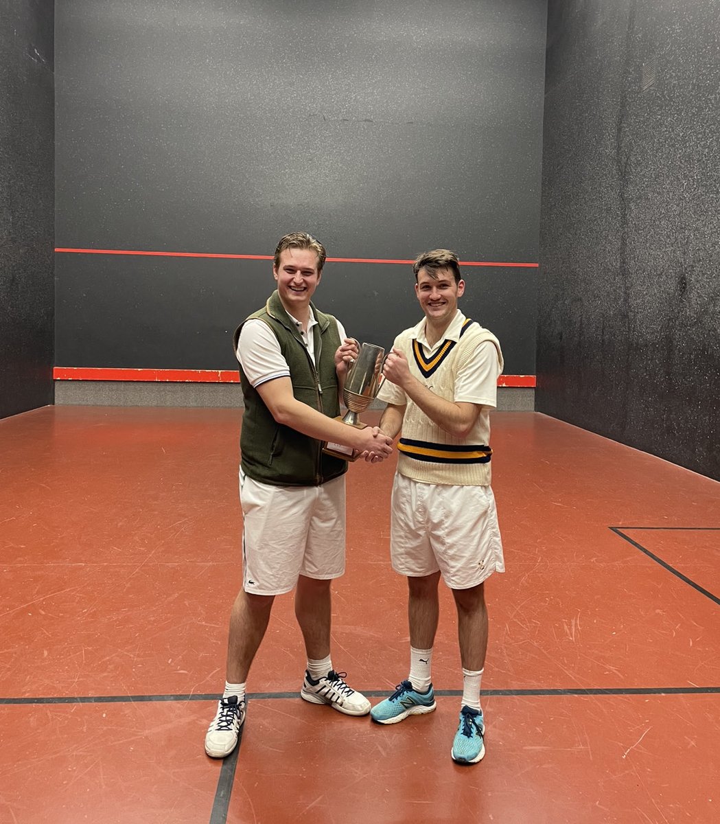 WCRacketsClub's tweet photo. Saturday saw a brilliant day of OW Rackets, players from every generation and a brilliant final, with Adam D &amp; Lewis S winning 17/16 in the final game over Noel B &amp; Nick H https://t.co/KviyaMpgr8