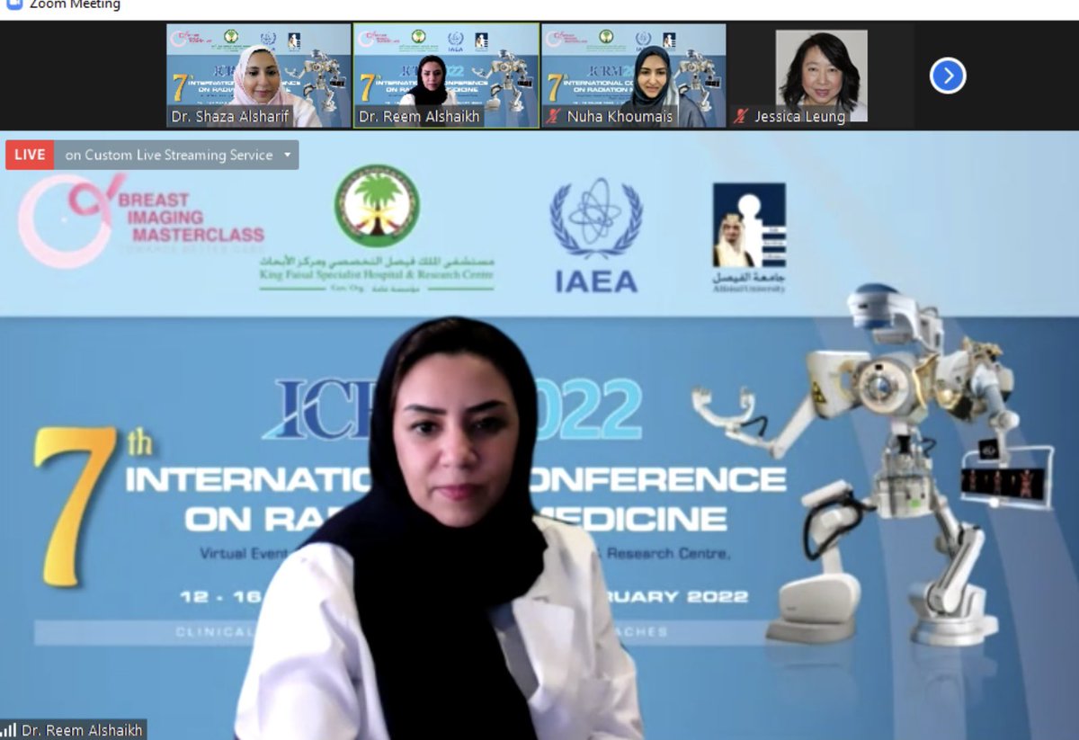 Breast_Master's tweet photo. Dr. Reem Alshaikh is presenting the clinical section of "How to Work up Breast Pain?" at #breastimagingmasterclass https://t.co/EpoLOrHPhl