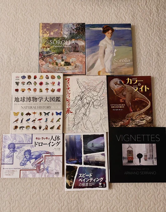 アート系だと繰り返しよく見るのがこの辺かな…画集は絞れないですね…😂 
