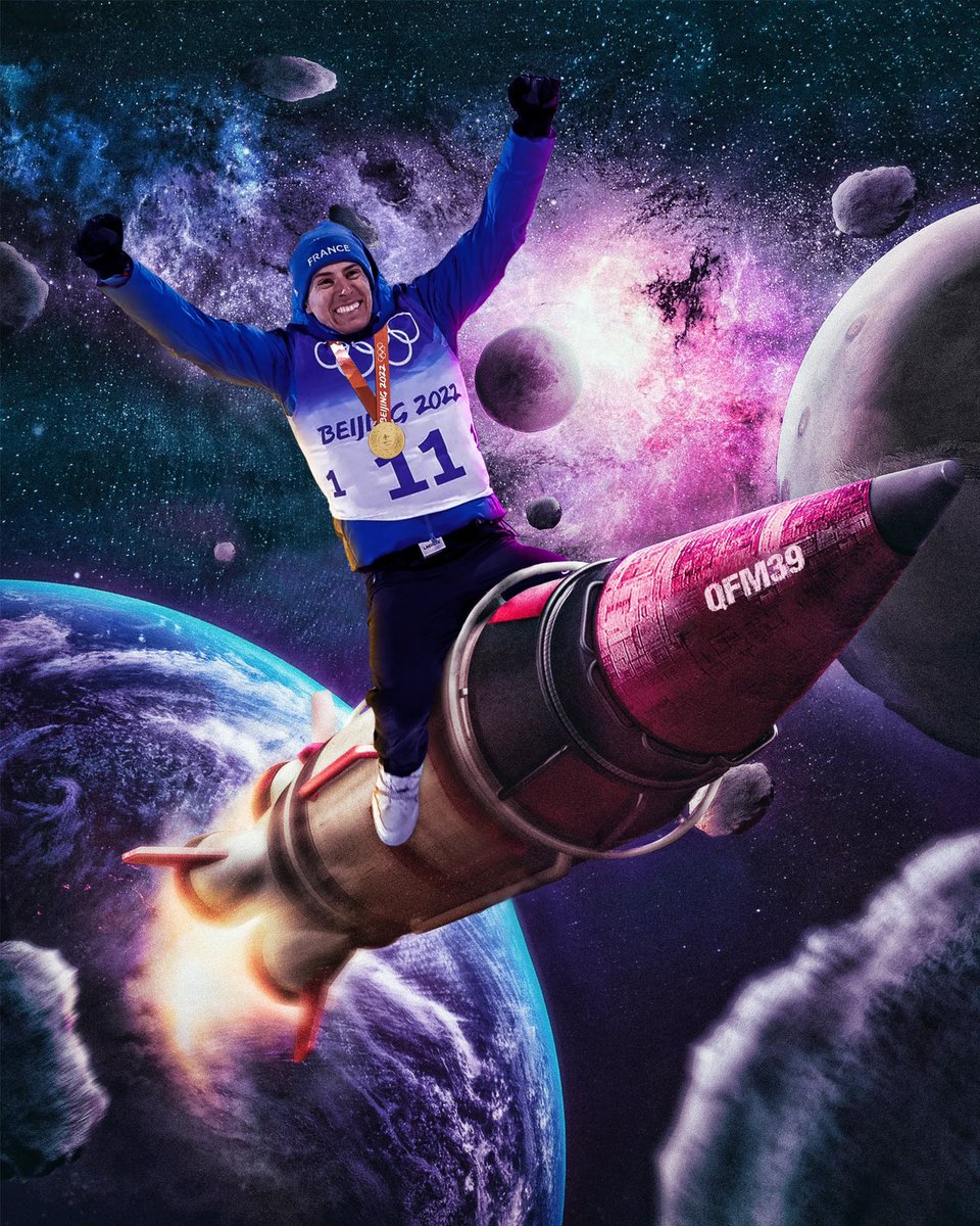 Nouvelle médaille d’or 🥇 La fusée <a href="/quentinfillon/">Quentin Fillon Maillet</a> CHAMPION OLYMPIQUE de la Poursuite 🚀🇫🇷🔥

#Beijing2022 #Biathlon