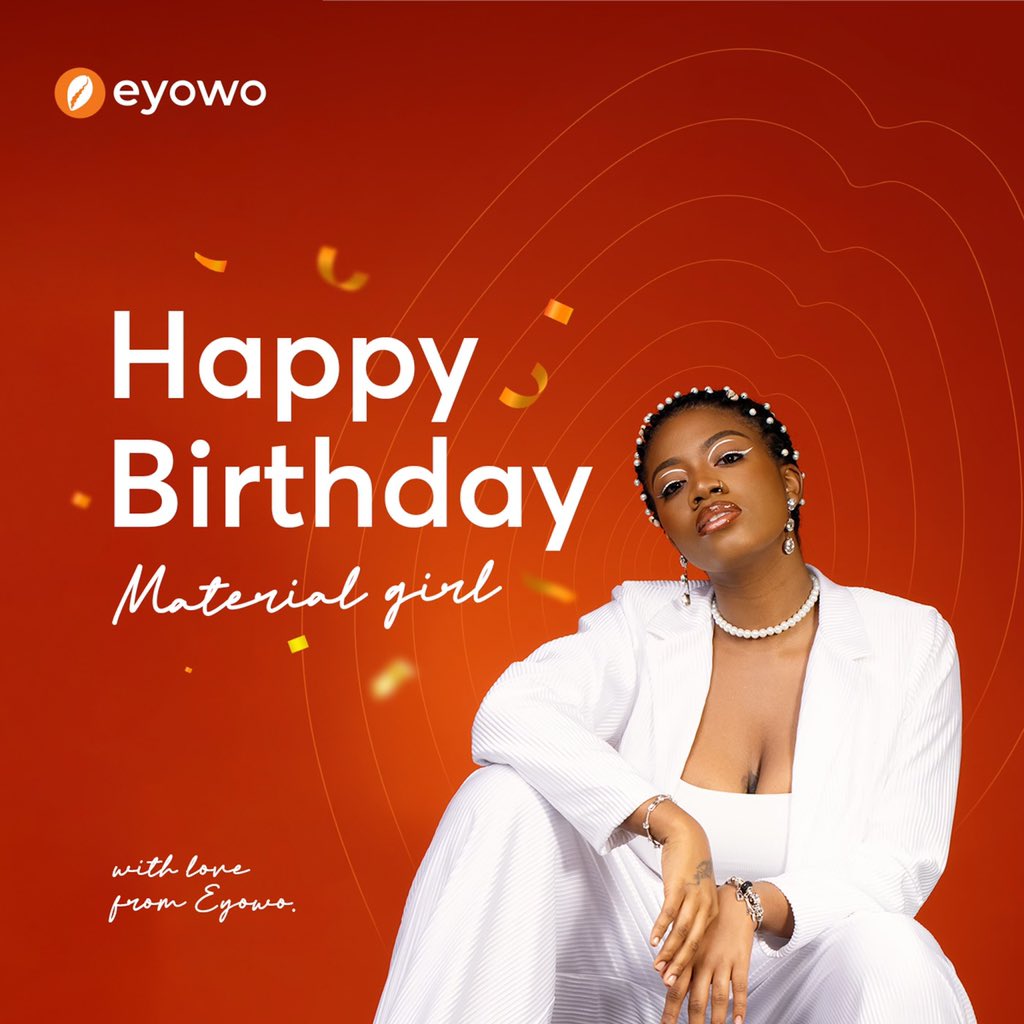 eyowo's tweet photo. Happy birthday to our brand ambassador @theangeljbsmith. 

Cheers to another year of alignment for your dreams. 

Keep standing out! 🧡 https://t.co/5ZFvKRiwbt