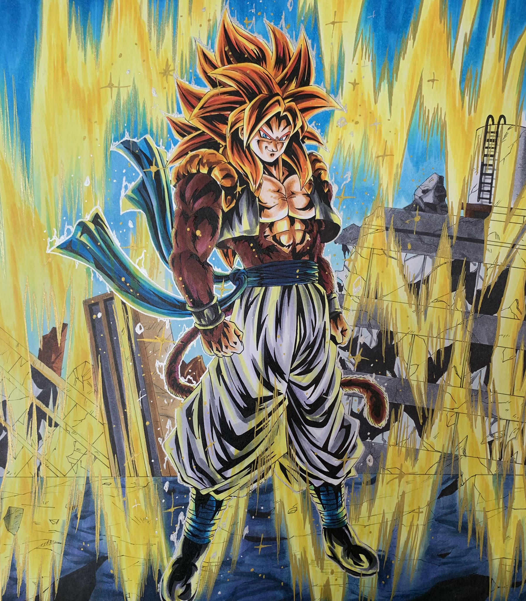 カステラ ゴジータgt ドラゴンボール ゴジータ4 イラスト好きな人と繋がりたい T Co D1xvp7oubh Twitter