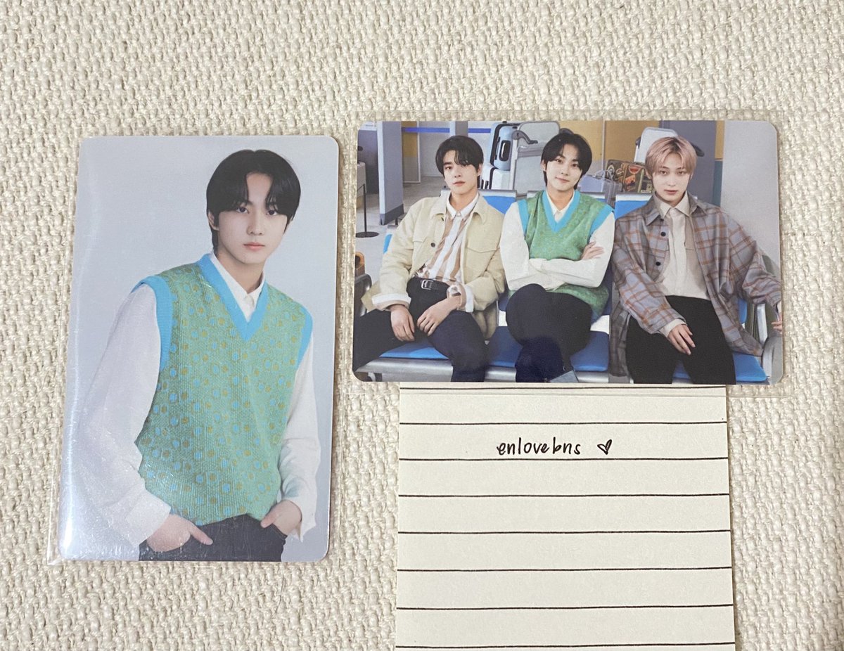 enlovebns's tweet photo. wts lfb ph

enhypen en connect trading cards
jungwon + unit tc set - 130

reply or dm to claim! 💗

loc: parañaque, metro manila
mod: sco/ggx/sdd https://t.co/aG9QuPIBRk