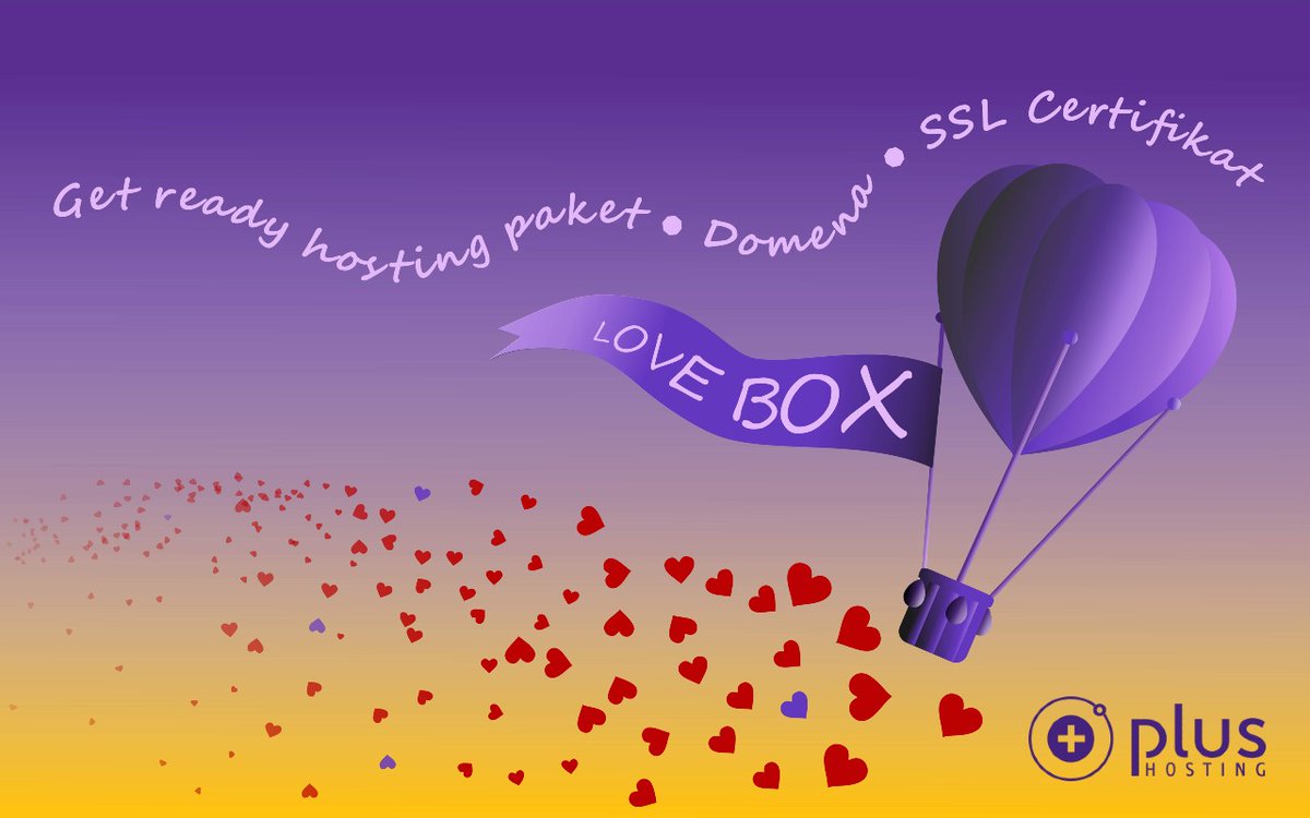 💜 LIMITED EDITION - LoveBox 💛- Uz kupnju Get Ready hosting paketa dobivaš besplatnu komercijalnu domenu i Positive SSL certifikat po cijeni paketa Get Ready.
Naruči svoj LoveBox na: plus.hr/#akcija