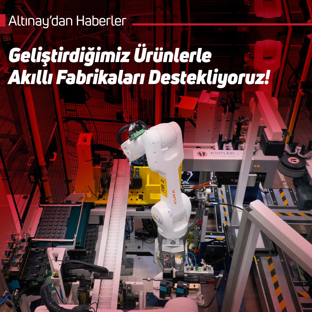 AltinayRobot's tweet image. Geliştirdiğimiz yeni ürünlerle akıllı fabrikaları destekleyerek, planlanan insan gücü performanslarını da en uygun hale getirecek çözümlerle verimliliği artırıyoruz.
#AltınayRobotTeknolojileri #TechnologyforChange
#DeğişimiçinTeknoloji