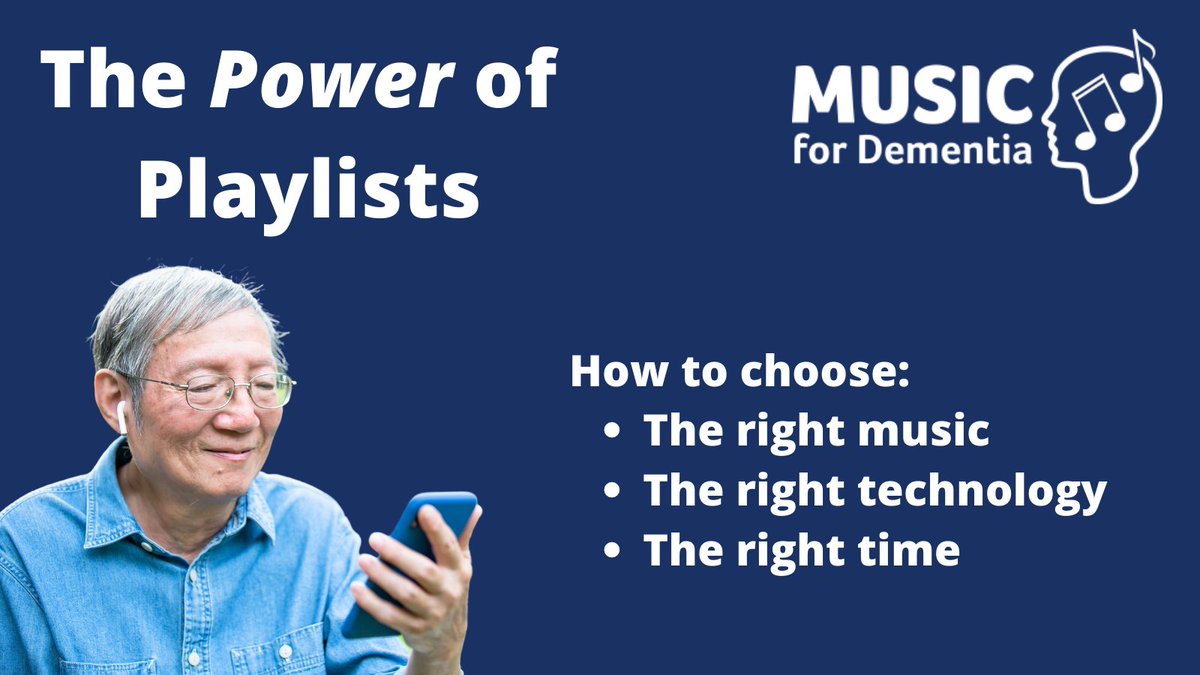 MusicforDemUK's tweet image. Playlists are a great way bring meaningful music to someone, with the potential to create magic moments with loved ones.

You can find out much more about them on our website: ow.ly/Jc8150HT0PH

#dementiacare #musictherapy #powerofmusic #playlistforlife #musicfordementia