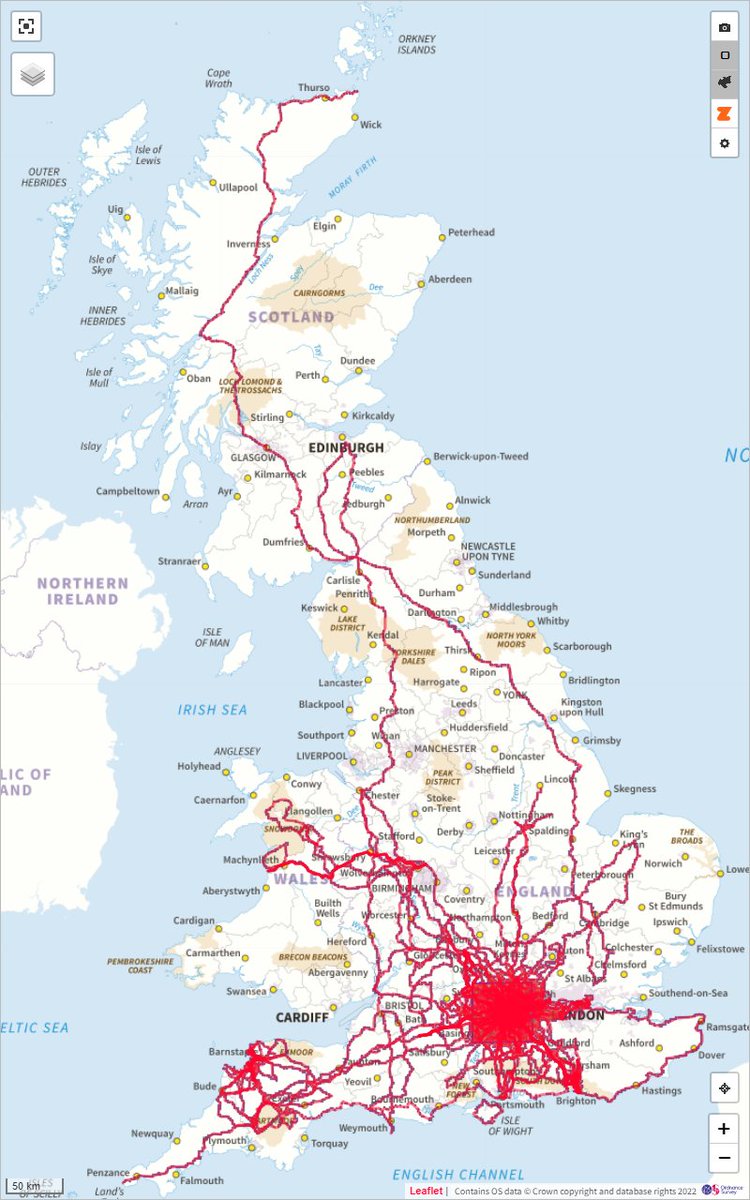 BoltOnBicycles's tweet photo. It's been 14 years and 70,000km since I started tracking my bike rides on Strava, and there's still so much of Britain left to explore!

#cycling #cyclinglife https://t.co/pj7H1n6HA2
