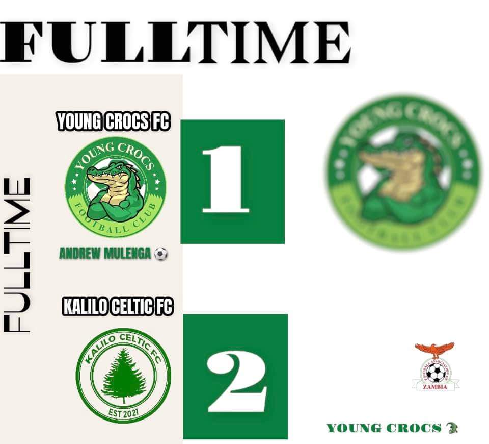 YoungCrocsFC's tweet photo. A painful loss at home to Kalilo Celtic Fc
Tough luck Lads 🐊
#YoungCrocs https://t.co/w8JSjtVFGe