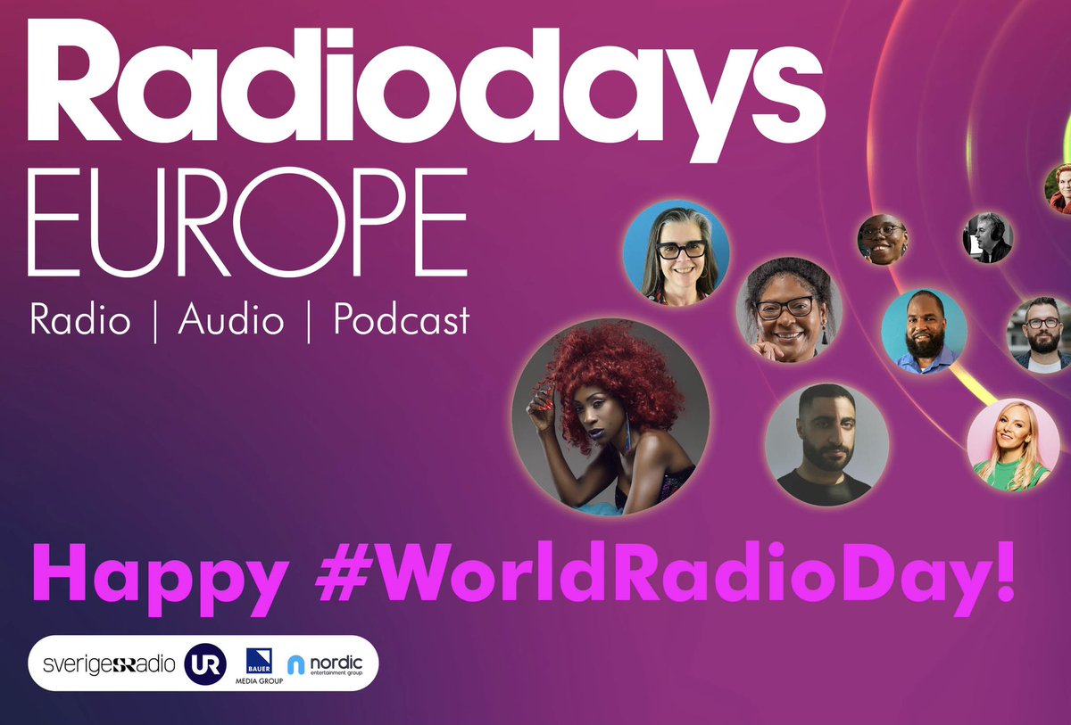 RadiodaysEurope's tweet photo. Thanks to all our #radio family Happy #WorldRadioDay #WorldRadioDay2022 #RDE22 🥳 https://t.co/Y53q6BO1xm