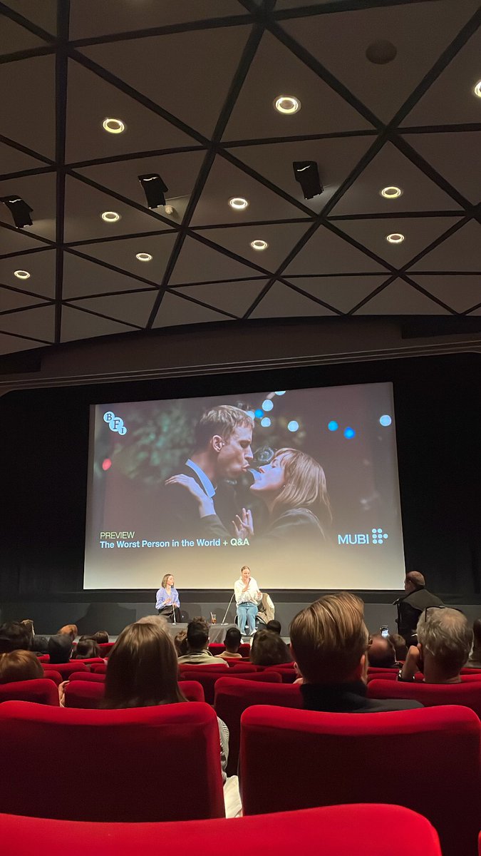 MaxCopeman's tweet image. Saw THE WORST PERSON IN THE WORLD for a second time last night @BFI, having loved it seven months ago. Has all the wistfulness, charm and emotional sweep I remember. Saying it’s a special film is just about the least-hot take you can have, but I’m still firmly on that bandwagon.