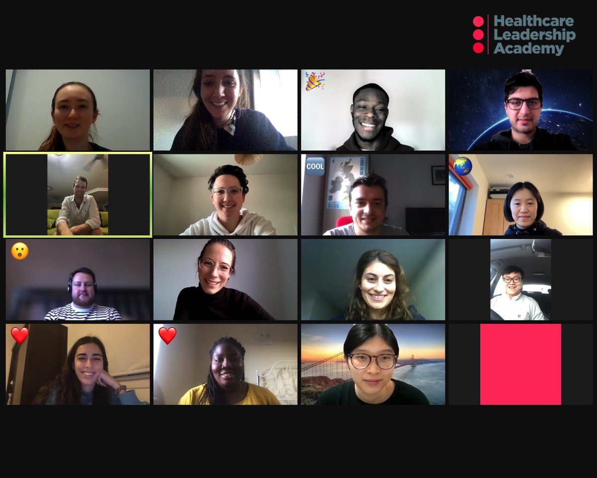 Another magical <a href="/HLA_int/">The HLA</a> virtual cohort day with this wonderful group of entrepreneurs exploring:
- Influences on organisational culture 
- Accessibility of healthcare information 
- AI solutions to safe prescribing 
- Sustainable research funding