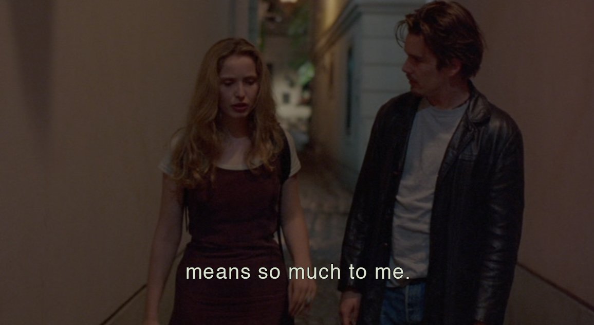 Criterion's tweet image. ☕️ BEFORE SUNRISE (1995)