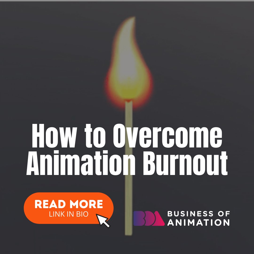 animationbiz's tweet photo. Want to know the causes, signs, and phases of animation burnout, the best ways to overcome it while working in the animation industry, and why maybe working as a freelance animator could be what you need to avoid burnout altogether?
#AnimatorMindset #AnimatorsWellness https://t.co/WSIMNLHClu