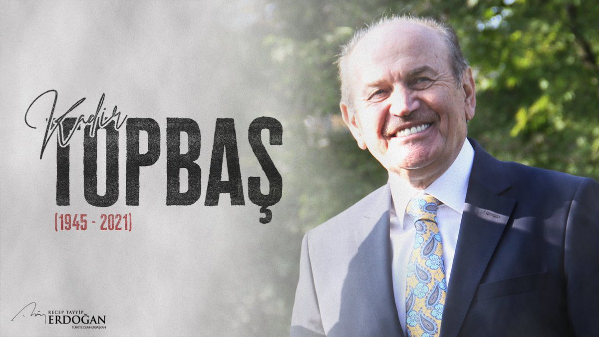 İstanbul’a kazandırdığı eserleri, İstanbul’a hizmetlerini hiçbir zaman unutmayacağımız çok değerli yol arkadaşımız Kadir Topbaş Beyefendi’yi vefatının yıl dönümünde saygıyla, rahmetle yâd ediyorum. Mekânı cennet olsun.