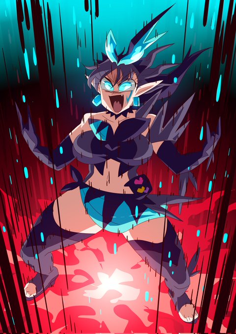 キュアジャックリバイス。バイシュが主体になる形態で、一部の身体的特徴を共有する。 #キュアライダー #ライダー少女 