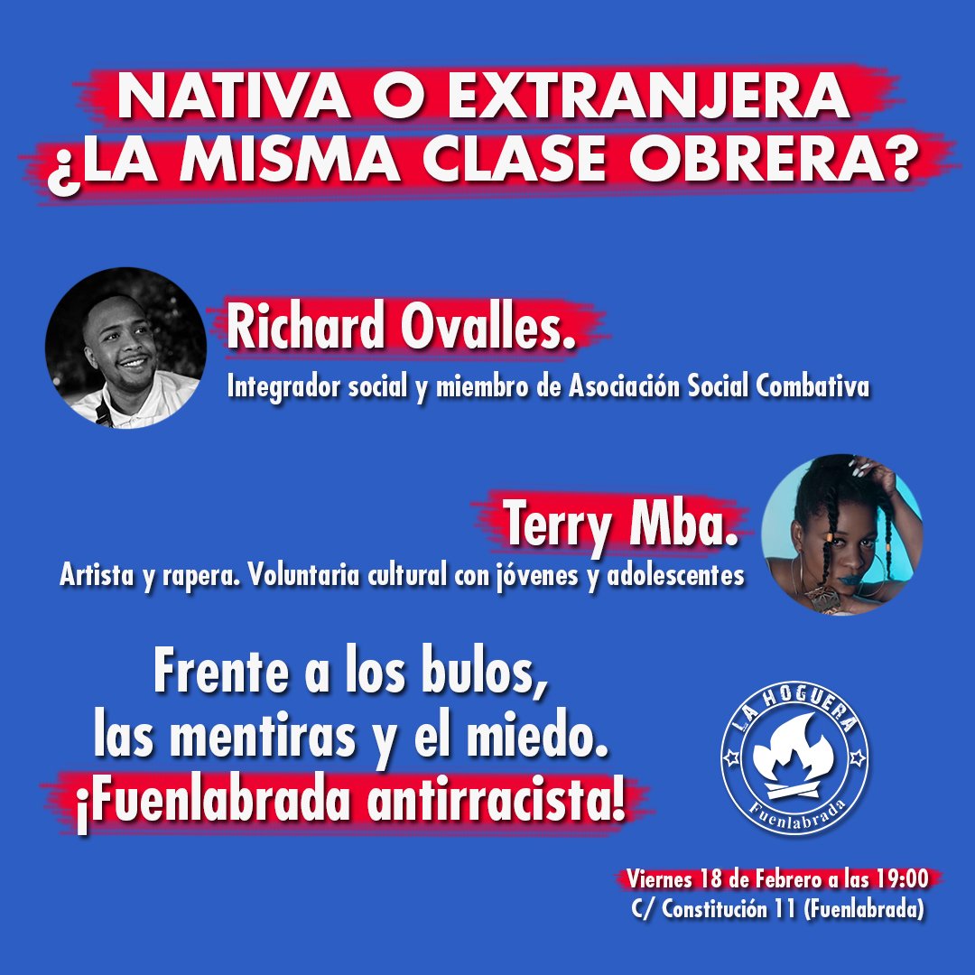 cslahoguera's tweet photo. Frente al constante aumento de los discursos de odio, desde La Hoguera queremos aportar nuestro granito de arena a la lucha antirracista. https://t.co/IvVpWbDfgy