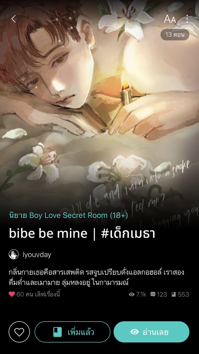 อ่านนิยายกับคุณส้ม🏳️🌈📚 tweet media