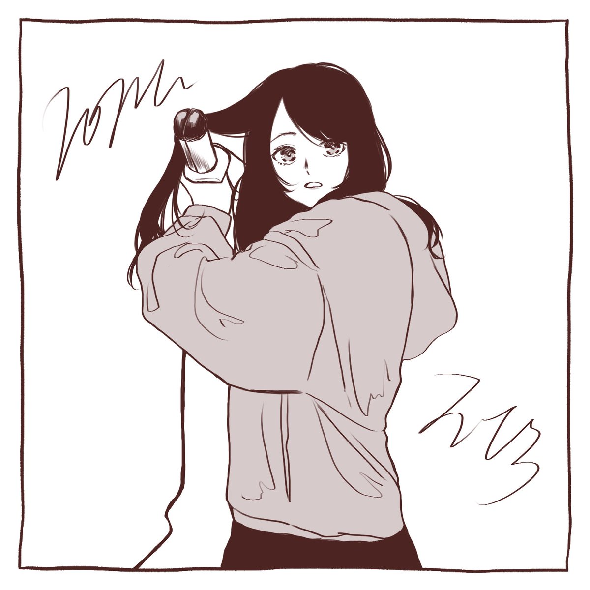 2022.2.13
コテ巻いてるうちに、構えが独特な剣士のポーズになるのな〜〜〜んでだ

#楓の日和 