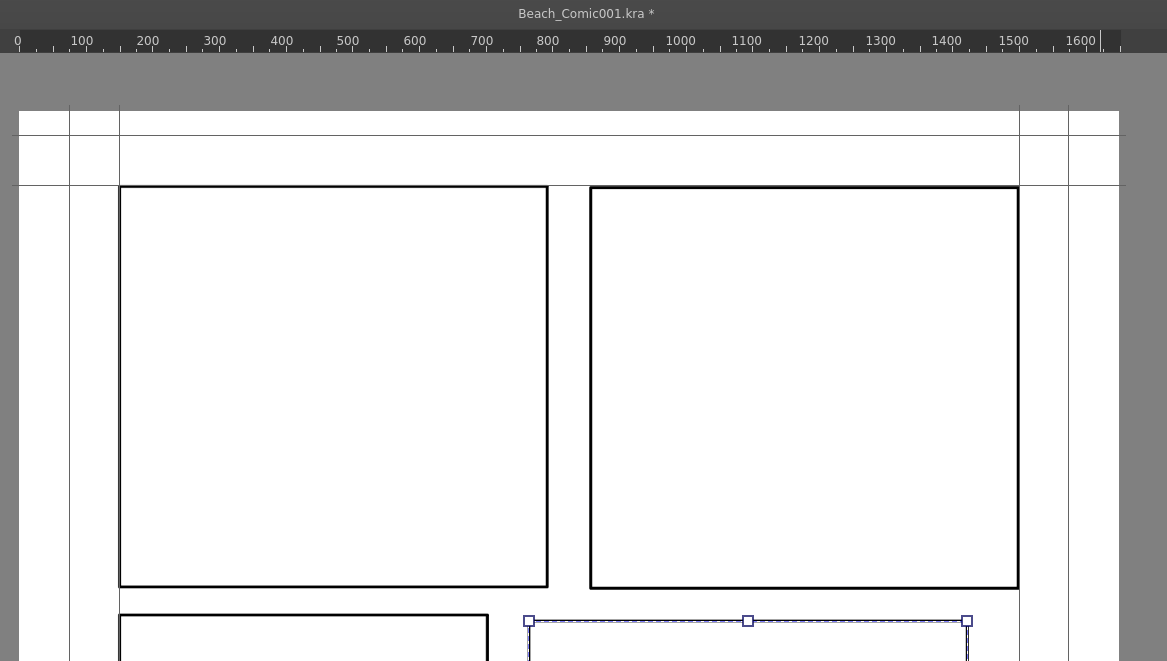 MarkDeere's tweet photo. Back starting #the100dayproject again for 2022. Last year I worked on pencilling my #beachcomic kids graphic novel. This year I'm going to share my process as I start digitally inking it. Today I just started by creating my project file in Krita. https://t.co/hnlOSuXASA