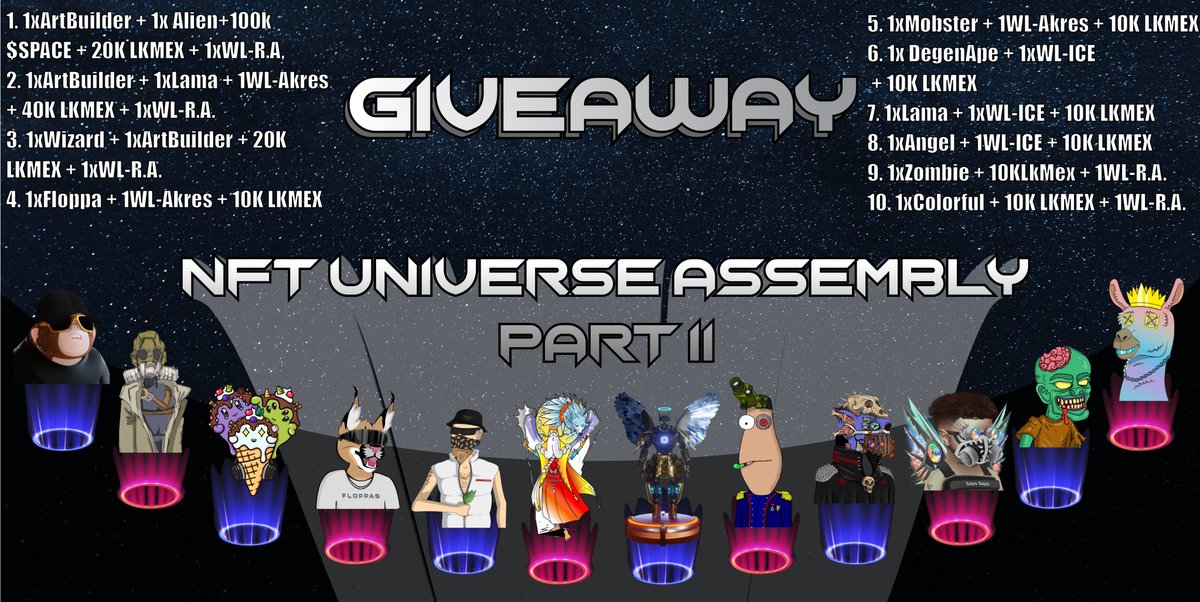 dnsv123's tweet photo. 1/2 #ELROND #COMMUNITY, ASSEMBLE! 
Rules:
1.Like+RT+tag 5 friends
2.Follow+join discord:
@dnsv123
@NftMaiar
@ElrondWizards
@SullenAlienSC 
@FloppasNfts 
@ElrondMobsters 
@RebornAngelsNFT
@ColorfulColony
@BabiesDegen
@ElrondLama
@dawn_of_zombies
@Ice_Buddies https://t.co/0DWiezKkL8