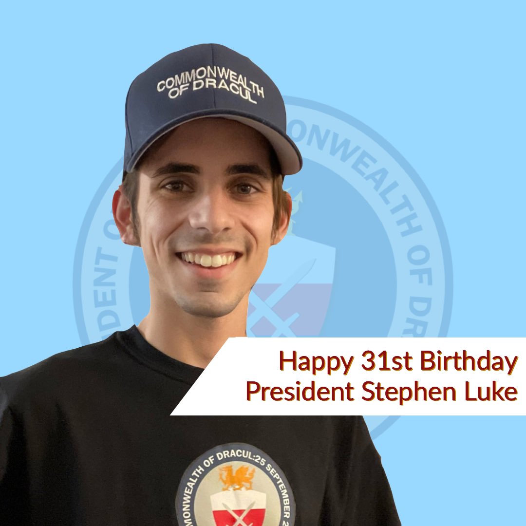 Wish him well on his special day! Leading Dracul even on his Sunday birthday.