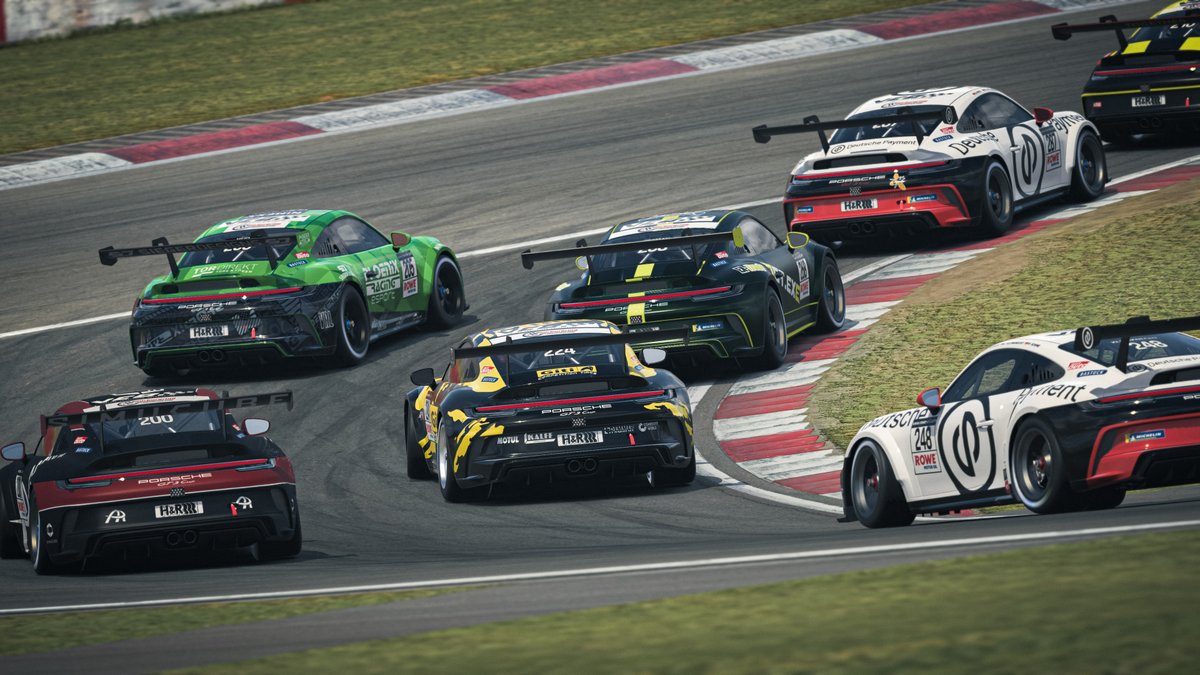 What an exciting field battling it out at the toughest track in the world! 🌲🔥

📺 twitch.tv/vcoesports

#vcoesports #VCOmmunity #dnls <a href="/vln_de/">Nürburgring Langstrecken-Serie</a> <a href="/iRacing/">iRacing</a>