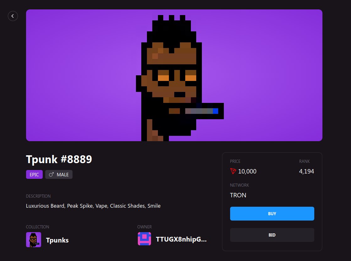 We have upgraded our interface to ensure a nice clean and easy to use #nftmarketplace for you while shopping😊💰 Stay tuned for many more updates and more projects to come. There are a ton of great #tron #NFTs to grab on Ocean 🌊 #NFTCommunity #nftcollectors #JoinUs #trx