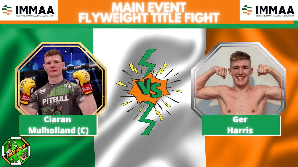 Energized_Show's tweet photo. Energized’s “The Face Off” with @ciaranmul_mma ( @fightacademyire ) Vs Ger Harris ( @SBGCHARLESTOWN ) ahead of Cage Conflict IV is live👊🎙

🎥 YT: https://t.co/fwdDqmtSd9

All on their Flyweight title fight on March 5th🔥

#CiaranMulholland #GerHarris #CageConflict #IrishMMA 🇮🇪 https://t.co/7DOd1FD98N