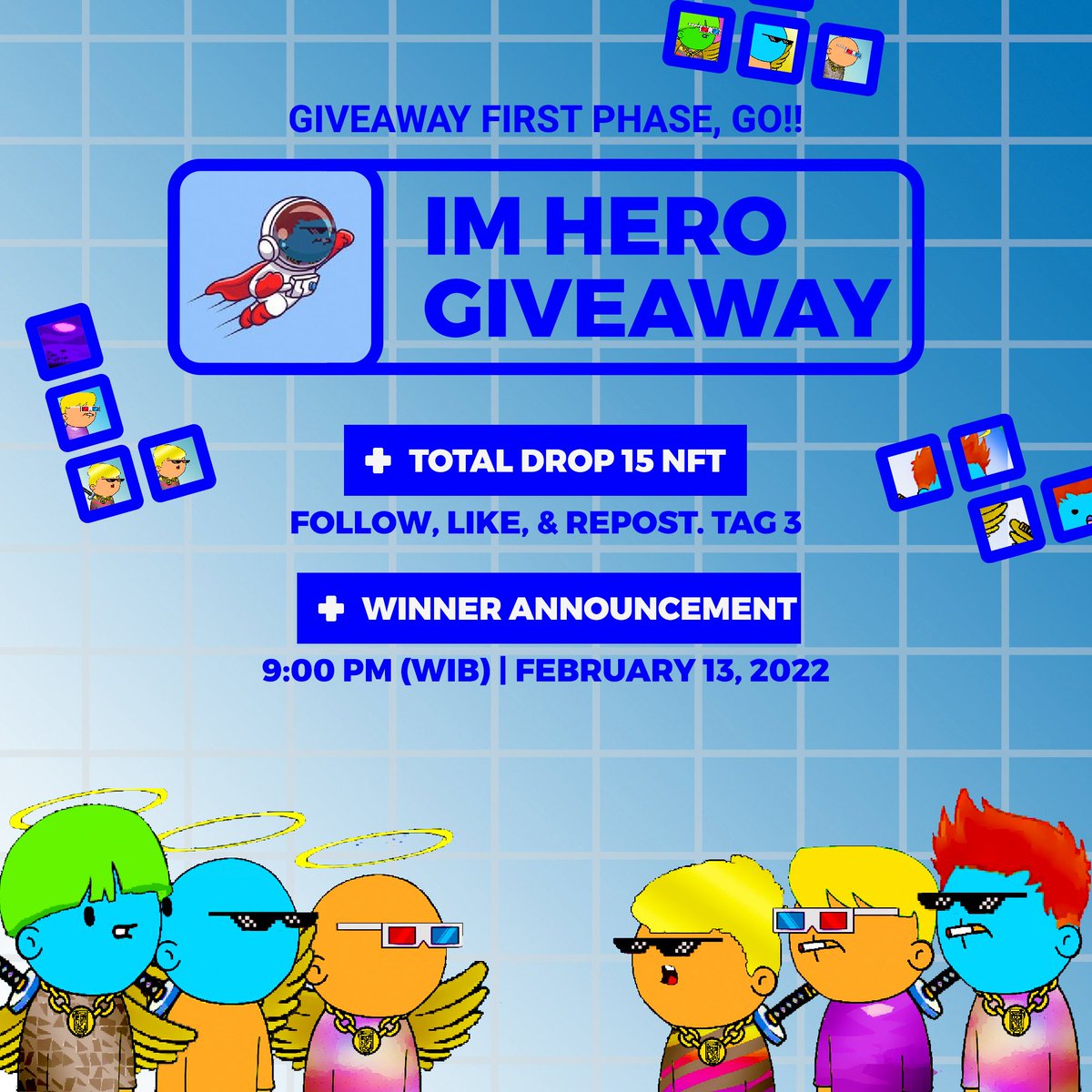 real_juans's tweet photo. Giveaway alert!! ON INSTAGRAM
Follow, Like &amp; Comment tag 3 friend
Come &amp; Be Participate
COMMENT ON THE LAST POST
https://t.co/V9u2SZMgpW
will start in 15 minutes
#Giveaways #NFTGiveaway #NFT #NFTs #NFTCommunity #NFTProject #nftcollectors  #NFTpolygon #NFTpromotion #pfpNFT #osnft https://t.co/iLVcMVpYJx