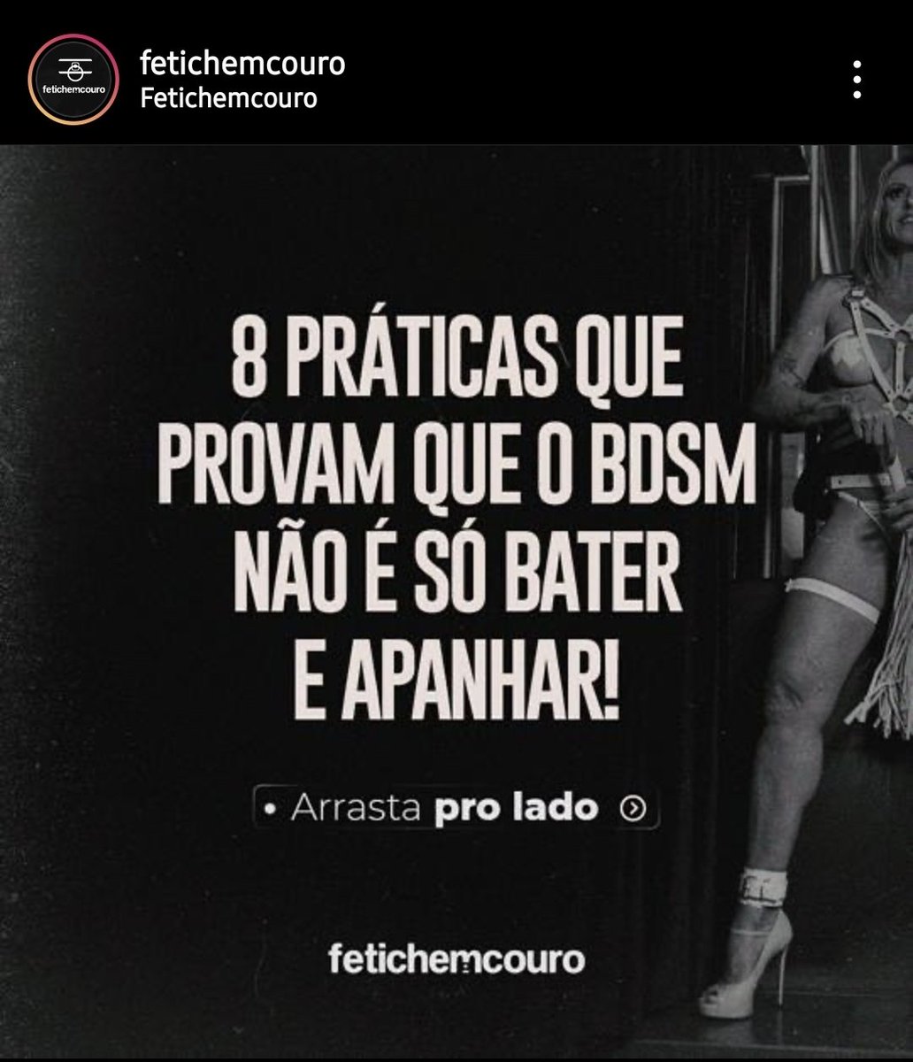 DomDarius81's tweet photo. Errado pensa quem acha que pra ser BDSM precisa gostar de bater ou apanhar. https://t.co/THfkq1nAUB