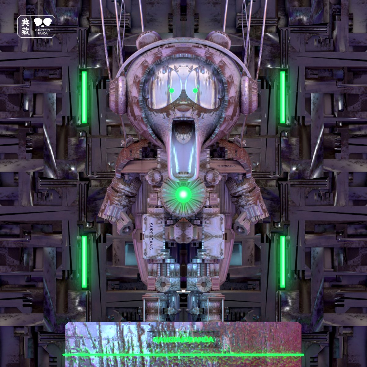 panda robot #NFTs  #art