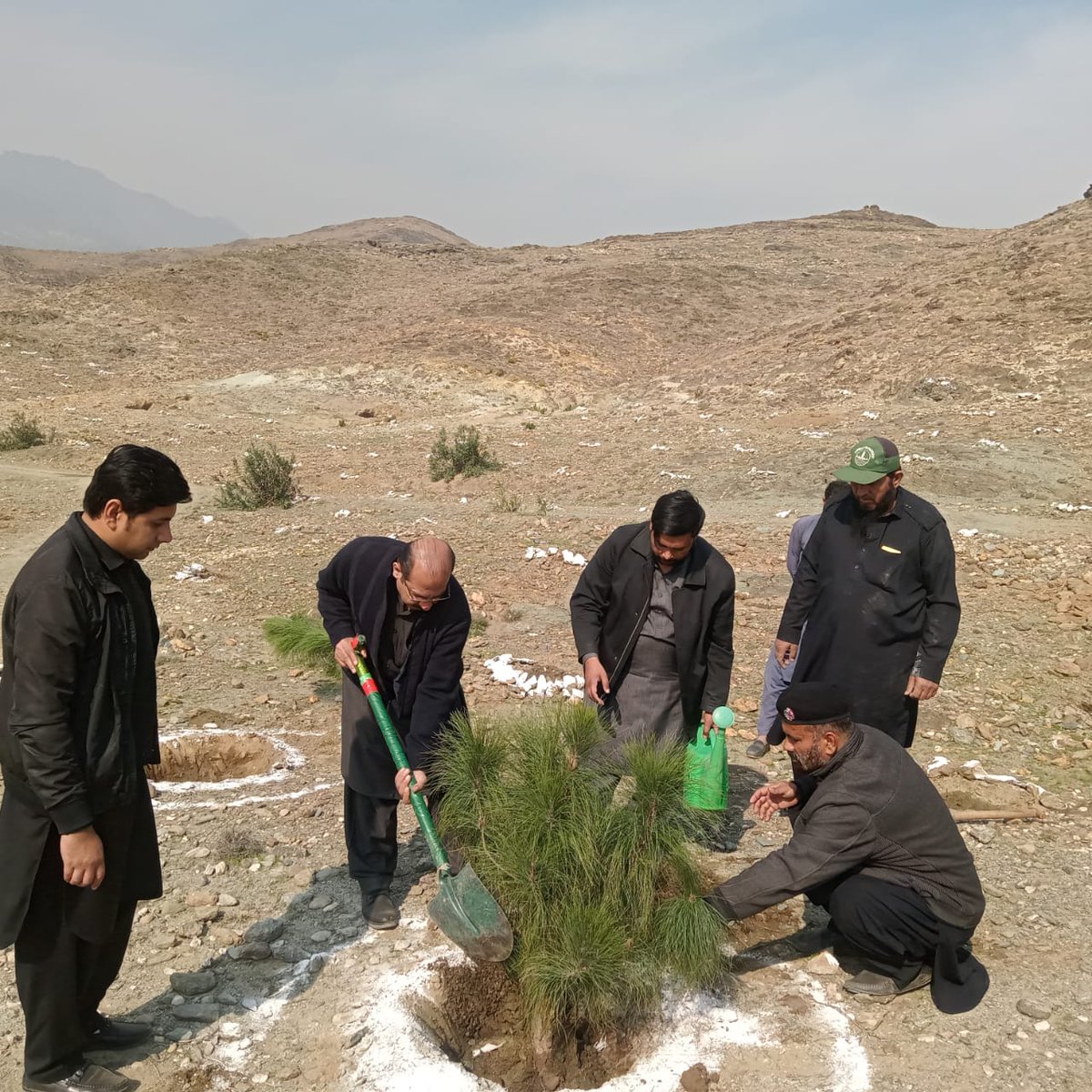 FEWDKPGovt's tweet image. Naveed Ahmad, newly elected chairman lower Mohmand distributed free plants among the local community under #10BTTP and inaugurated #SpringPlantation in District Mohmand