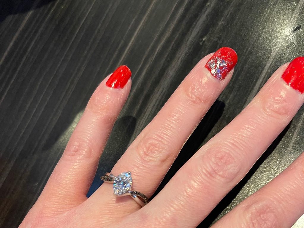 Took a work trip to Michigan this weekend and it turned into the most amazing weekend ever! Tyler asked me to marry him and I said YES!!! I get to spend the rest of my life with the most amazing man I’ve ever met! I love you so much Tyler!! @TargetTyler57