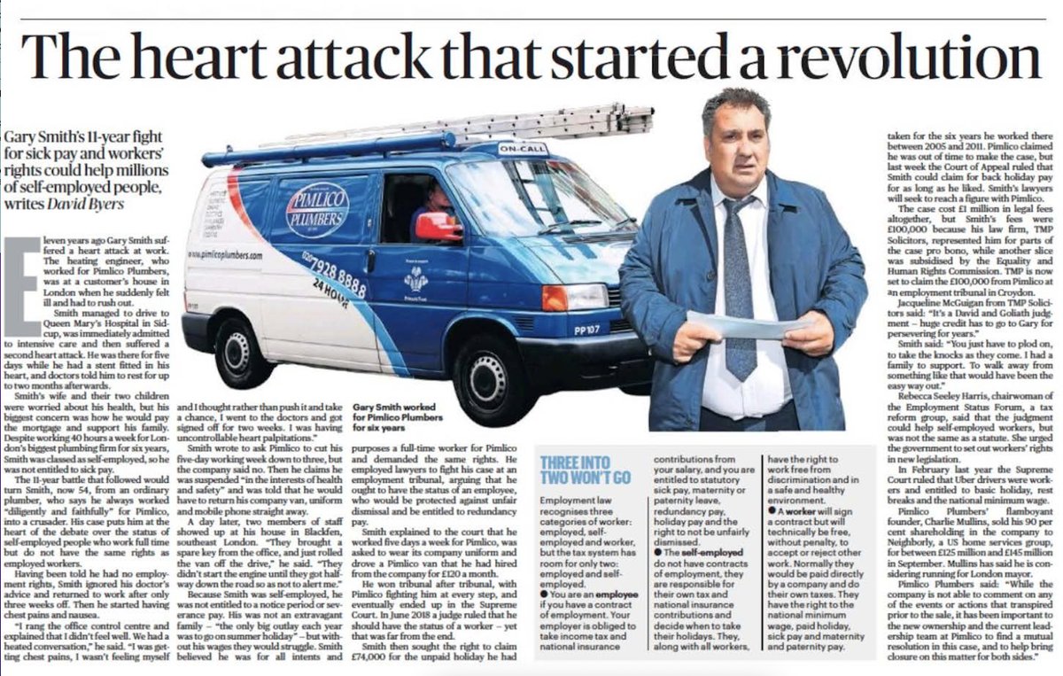 tmpsolicitors's tweet photo. Read Gary Smith’s story in @thesundaytimes 👇   

@davidbyers26 #ukemplaw

https://t.co/Mqjo4LqopN https://t.co/ruQQ9MYbfT