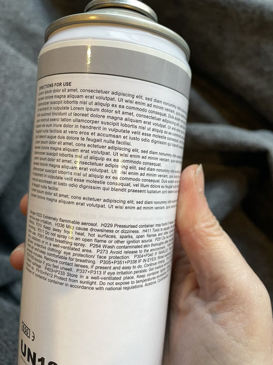 DeeAitchpix's tweet image. Interesting instructions on the adhesive for my campervan carpet from an @AmazonUK seller with  #loremipsum #dummytext #latin #fail