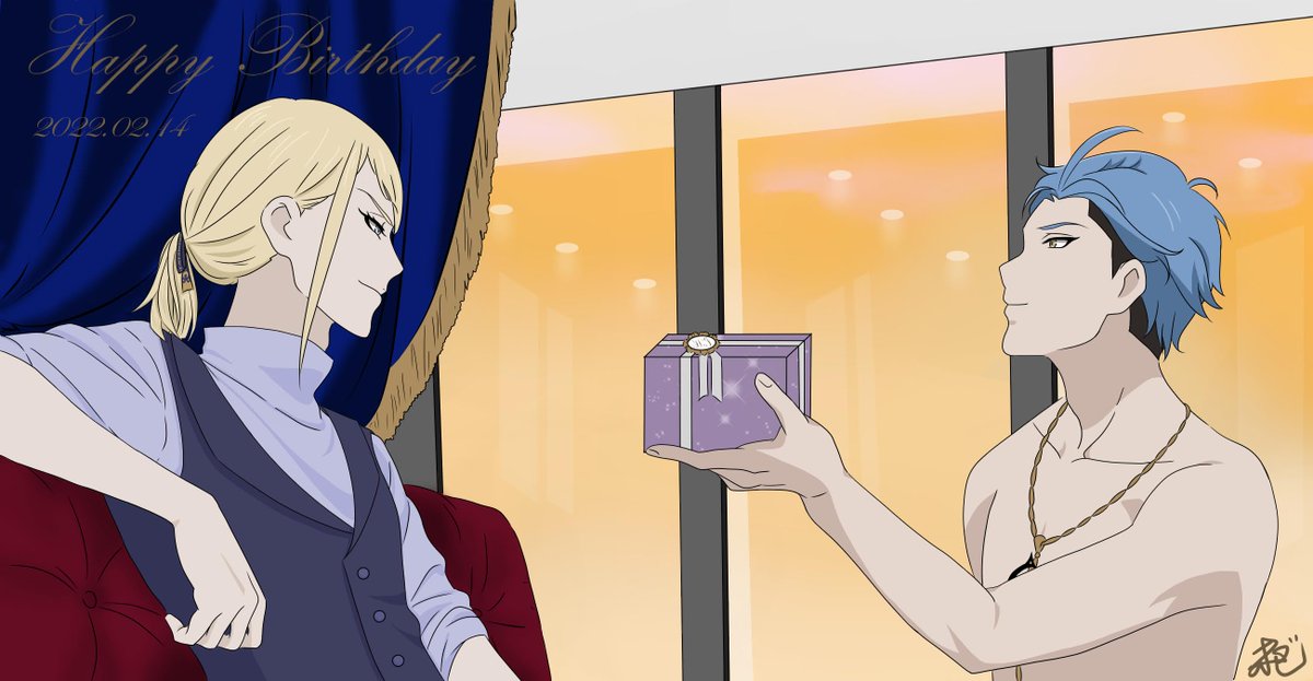 Sidereae_Hanami's tweet image. Hyde Jayer,
Happy Birthday!

ハイドお誕生日おめでとうございます！

因為很難決定，所以窗外景色畫了兩個版本。
另外有小劇場。

#ECLPSE
#ヴィジュプリ
#ハイド生誕祭2022
#ハイド・ジャイエ生誕祭2022
#visualprison