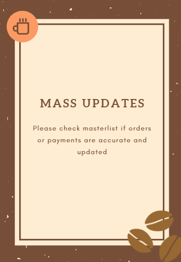 thekopishop's tweet photo. #KopiUpdates MASS UPDATES AS OF FEB 13, 2022 9:30PM SUNDAY 🤎

Please dont hesitate to DM us if you have questions &amp; clarifications~ https://t.co/qSGbnLJQ10