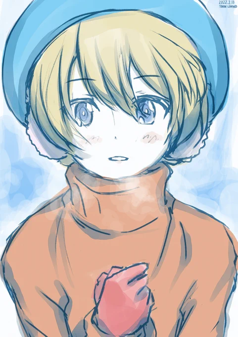 久しぶりにリハビリでダージリンさん落書き。
寒いので厚着バージョン。
#garupan 