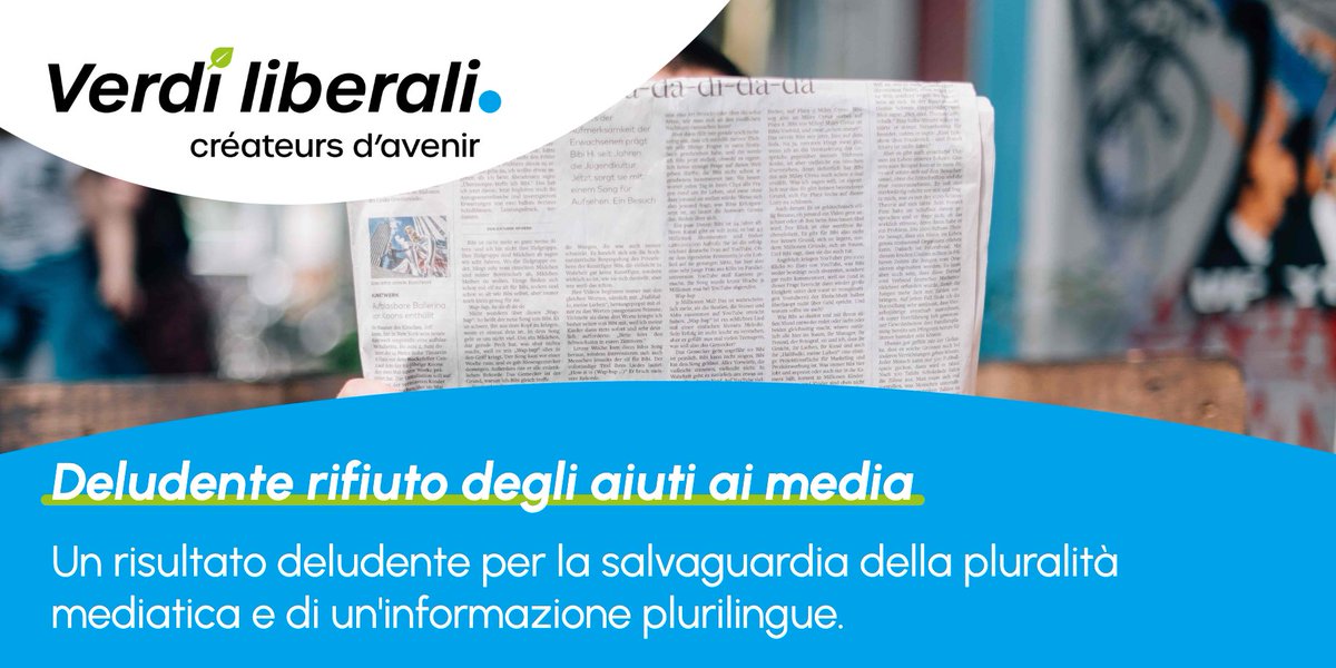 Un risultato deludente per la salvaguardia della pluralità dei media in #Svizzera, in particolare per le regioni periferiche. Ora ci impegneremo per l'elaborazione di una legge più snella e moderna a sostegno dei media online. #medienpaketJa #media #Abst22 #CHvote #schweiz